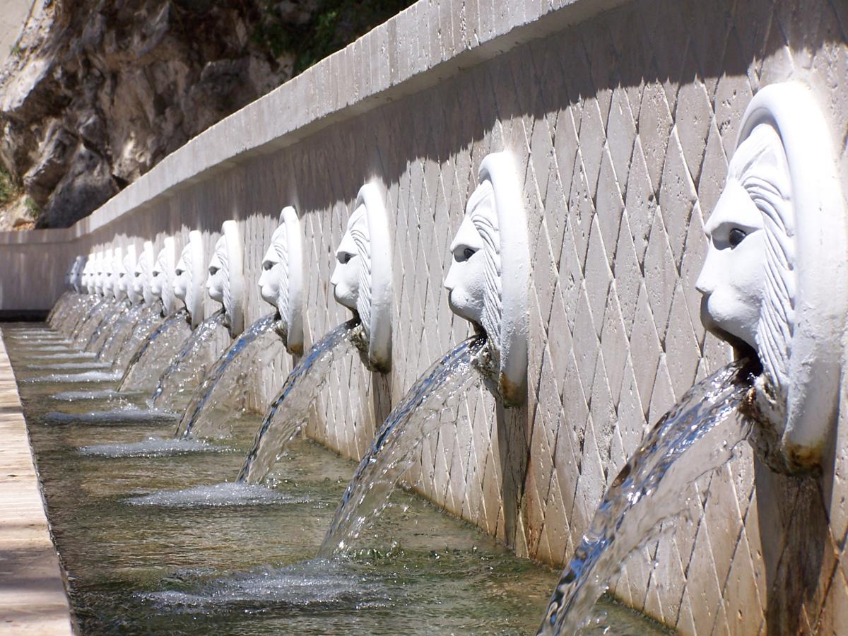 The fountains of Spili